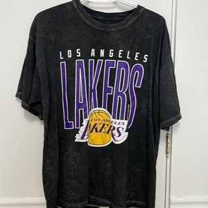 Vintage Lakers NBA shirt.